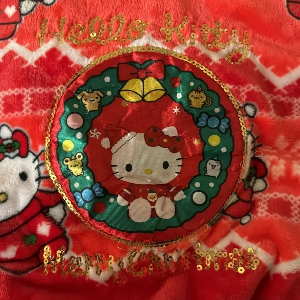 -‎ New Hello kitty fleece Xmas set